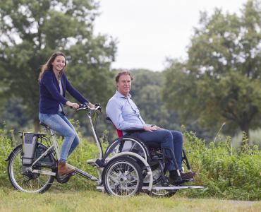 Help je ons mee om de rolstoelfiets te winnen?