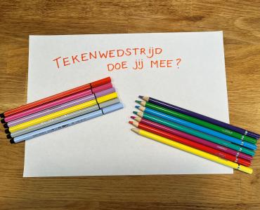 Kleur op de muur: woonzorgcentrum Van Haarenstaete organiseert tekenwedstrijd voor kinderen